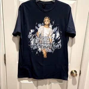 Carrie Underwood Navy Graphic 2015 Concert T-Shirt - Size L